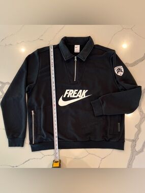 Nike Black Pullover with White 'FREAK' Logo